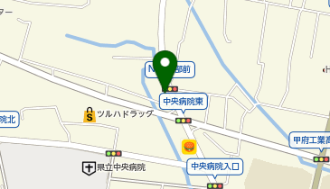 山梨スバル自動車カースポット甲府の地図画像