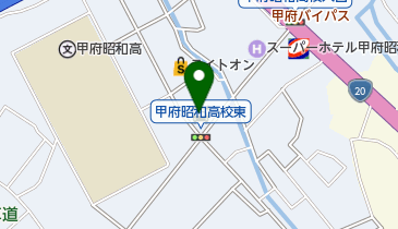 タイヤガーデン甲府昭和の地図画像