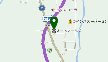 オートアールズ都留店の地図画像