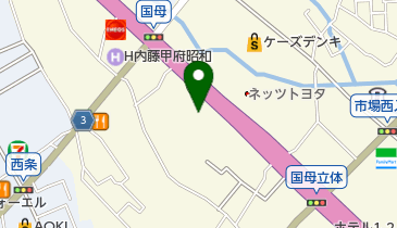 タイヤ&ホイール館フジスペシャルブランド甲府店の地図画像