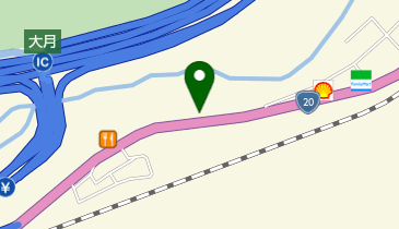 カーコンビニ倶楽部清水商事大月花咲店の地図画像