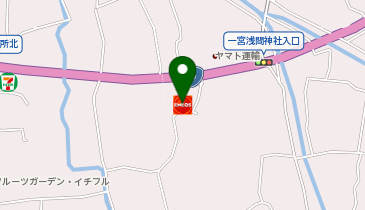 カーコンビニ倶楽部ENEOSウイング甲府勝沼TSの地図画像