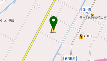 銀だこMEGAドン・キホーテUNY石和店の地図画像