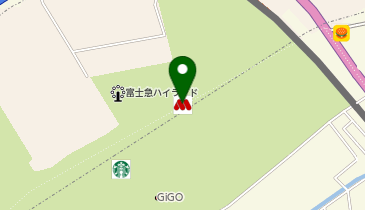 モスバーガー富士急ハイランド店の地図画像