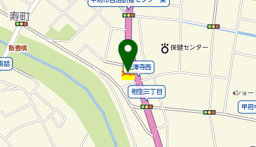 デニーズ甲府中央店の地図画像