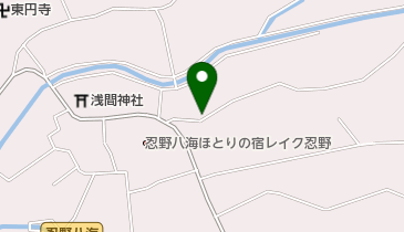 ペンションブルーベリーの地図画像