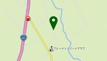 清里高原ペンションハロウィンの地図画像