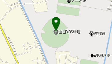 山日YBS球場の地図画像