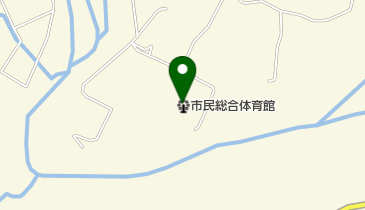 大月市民総合体育館の地図画像