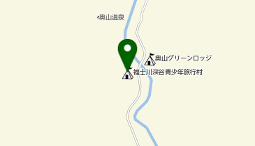 南部町福士川渓谷青少年旅行村の地図画像