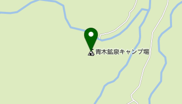 青木鉱泉キャンプ場の地図画像