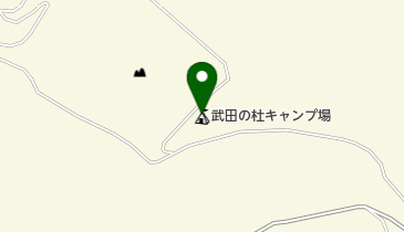 山梨県立武田の杜キャンプ場の地図画像