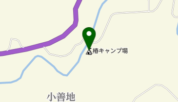 椿キャンプ場の地図画像