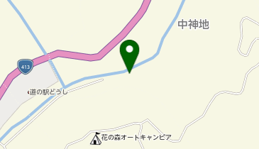 神地キャンプ場の地図画像