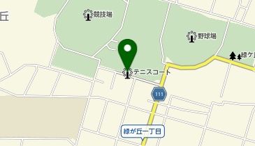 ふじでん庭球場の地図画像