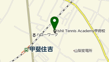 Ishii Tennis Academy甲府校の地図画像