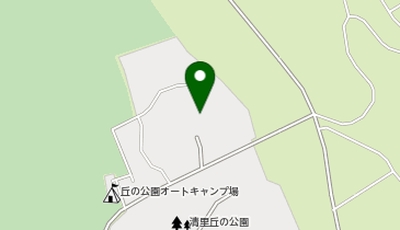 丘の公園テニスコートの地図画像