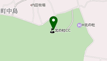北の杜カントリー倶楽部の地図画像