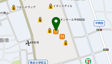 アドアーズプラスイオンモール甲府店の地図画像