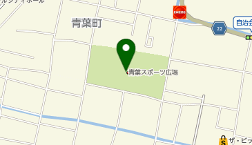 青葉スポーツ広場軟式野球場の地図画像