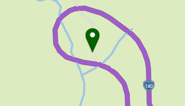 西沢渓谷歩道の地図画像