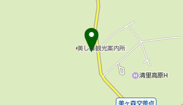 清里美し森駐車場の地図画像