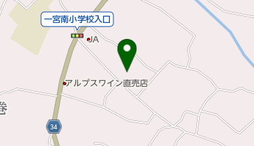 アルプスワイン(株)の地図画像