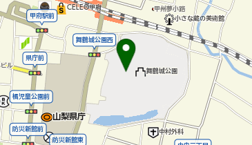 甲府大好きまつりの地図画像