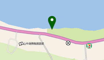 山中湖キャンプ場付近の地図画像