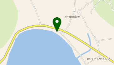 山中湖平野地区の地図画像