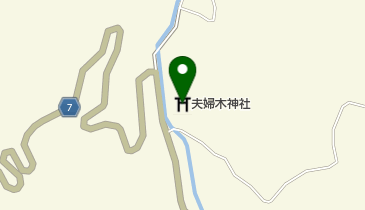 夫婦木神社の地図画像