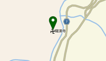 羅漢寺の地図画像