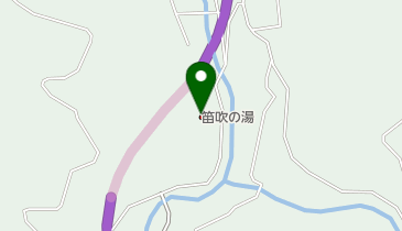 笛吹の湯の地図画像