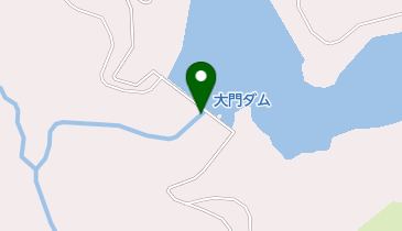 大門川渓谷大門ダムの地図画像