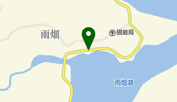雨畑湖の地図画像