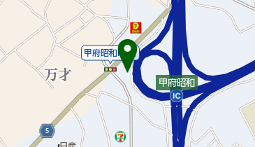 BMW Premium Selection山梨の地図画像