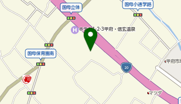 シトロエン甲府の地図画像