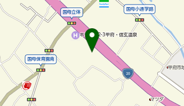 PEUGEOT甲府の地図画像