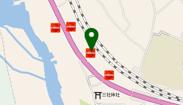 ニコニコレンタカー甲斐竜王店の地図画像