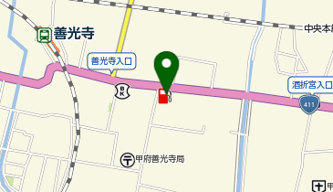 ニコニコレンタカー甲府善光寺駅店の地図画像