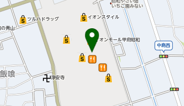 バーガーキングイオンモール甲府昭和店の地図画像