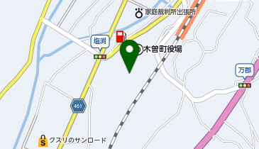 木曽町役場本庁の地図画像