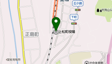 上松町役場の地図画像