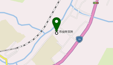 塩尻市役所楢川支所の地図画像