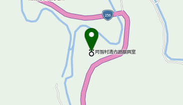 阿智村清内路振興室の地図画像