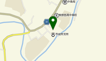 長野市中条支所の地図画像