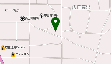 塩尻市役所高出支所の地図画像