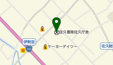 佐久警察署南佐久庁舎の地図画像