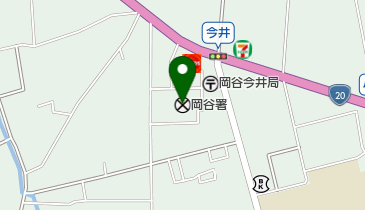 岡谷警察署の地図画像