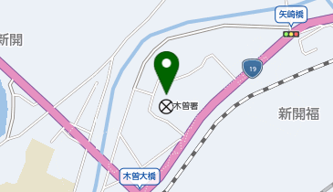 木曽警察署の地図画像